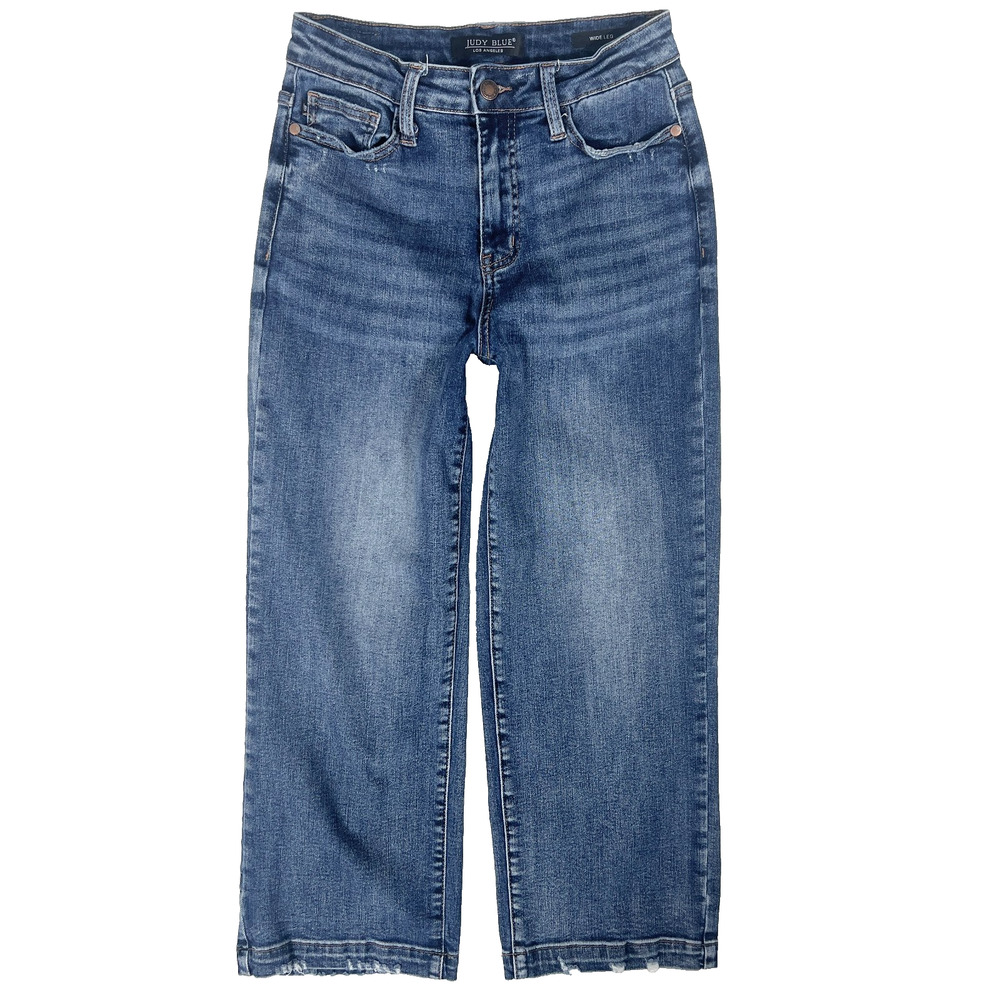 Judy Blue JB88592 Jeans 3 26 High Waist Wide Leg Classic 90s Stretch Retro Pants